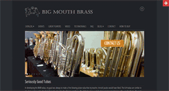 Desktop Screenshot of bigmouthbrass.com